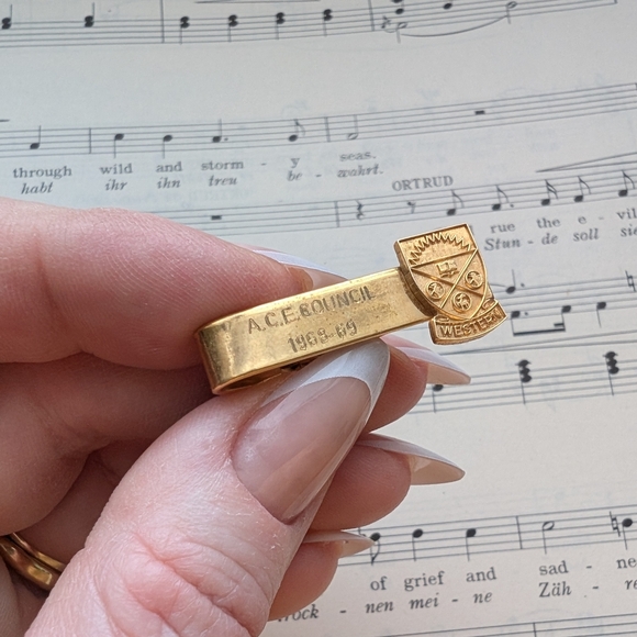 A.C.E. Council Gold Tie Clip Western - Picture 6 of 7